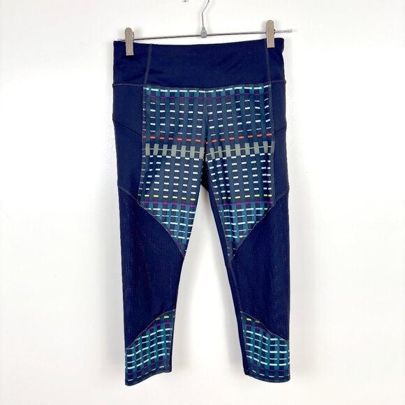 Athleta Small Timeless Contender Capris Leggings Zip Pockets Small Petite - Picture 5 of 11